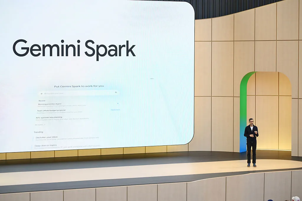 Presentacion de Gemini Spark durante un evento de Google