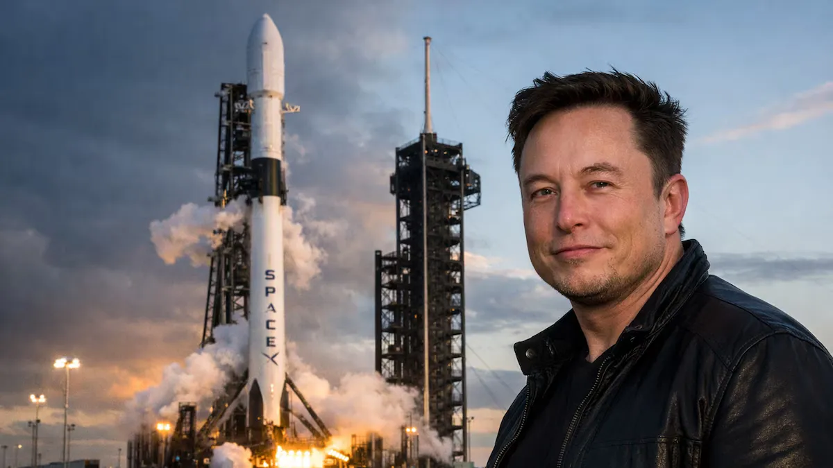 Cohete Starship de SpaceX en plataforma de lanzamiento